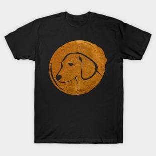 Dog_coffee_stain T-Shirt